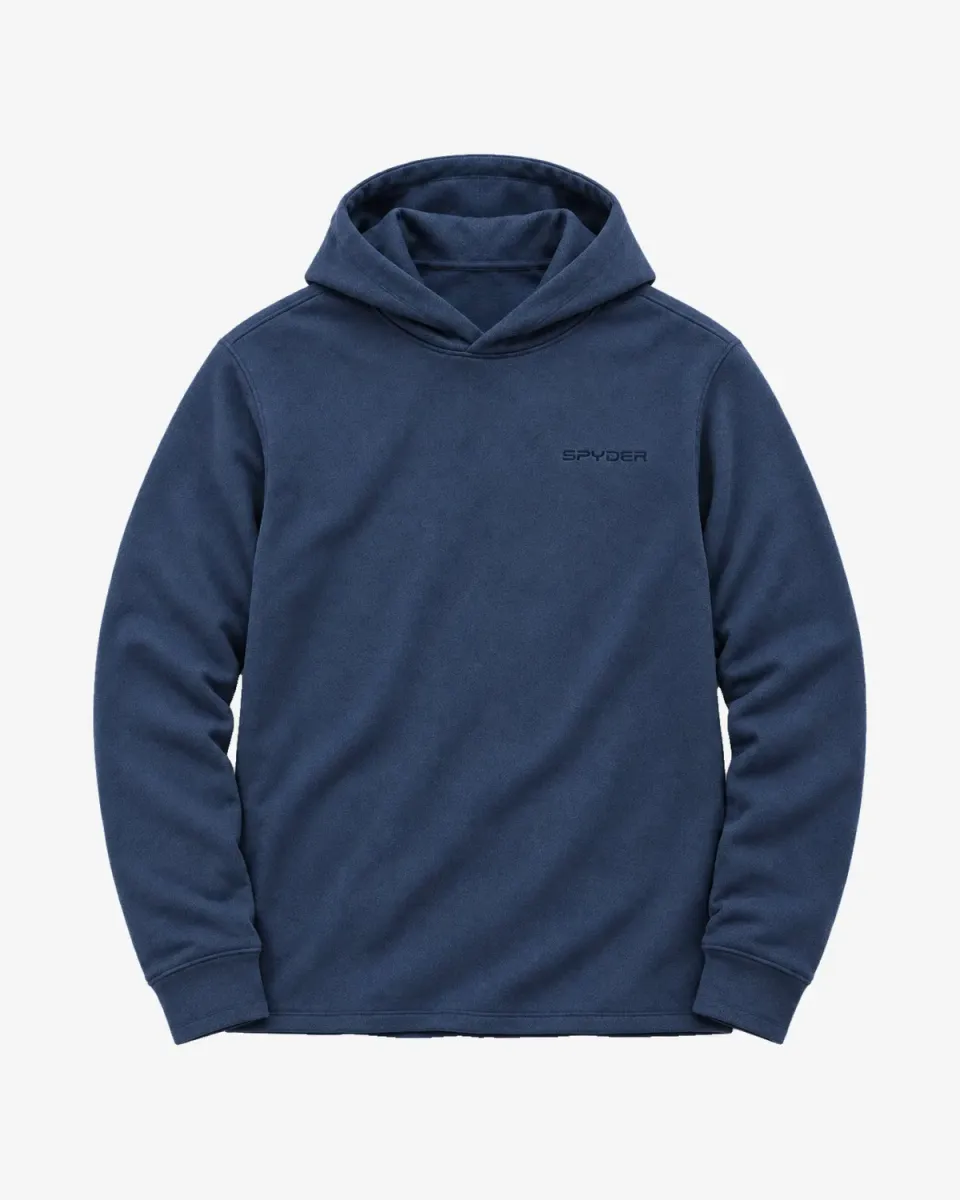 Spyder Corduroy Fleece hoodie herre blå
