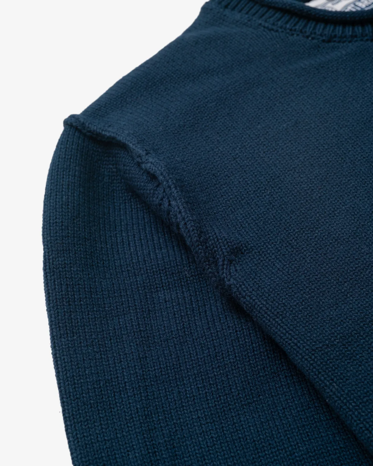 Schott NYC SW2503 strikkegenser navy – bomull