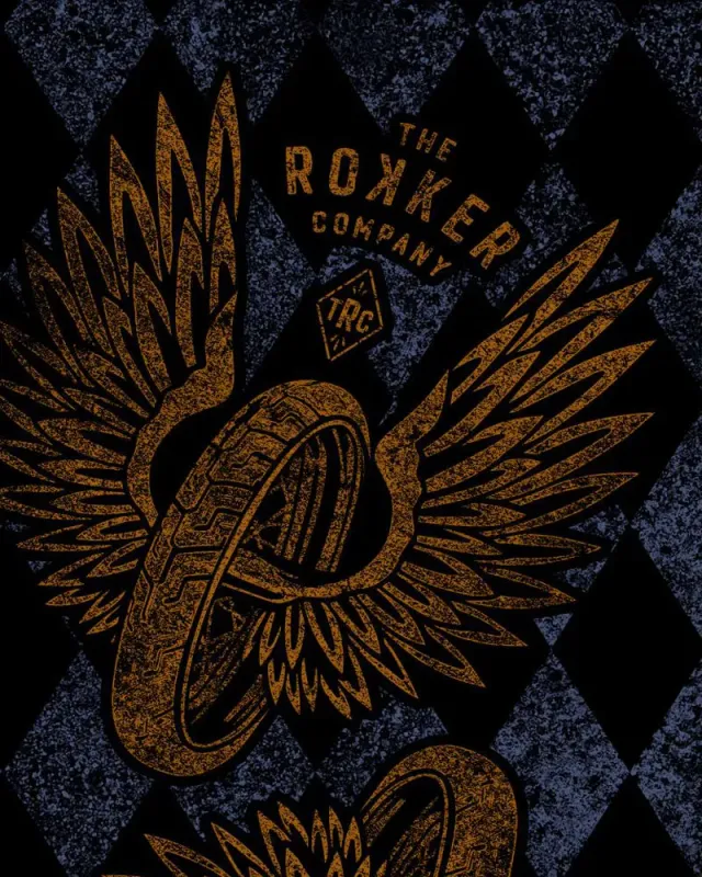Rokker Tube Check Wheel halsvarmer blå/svart