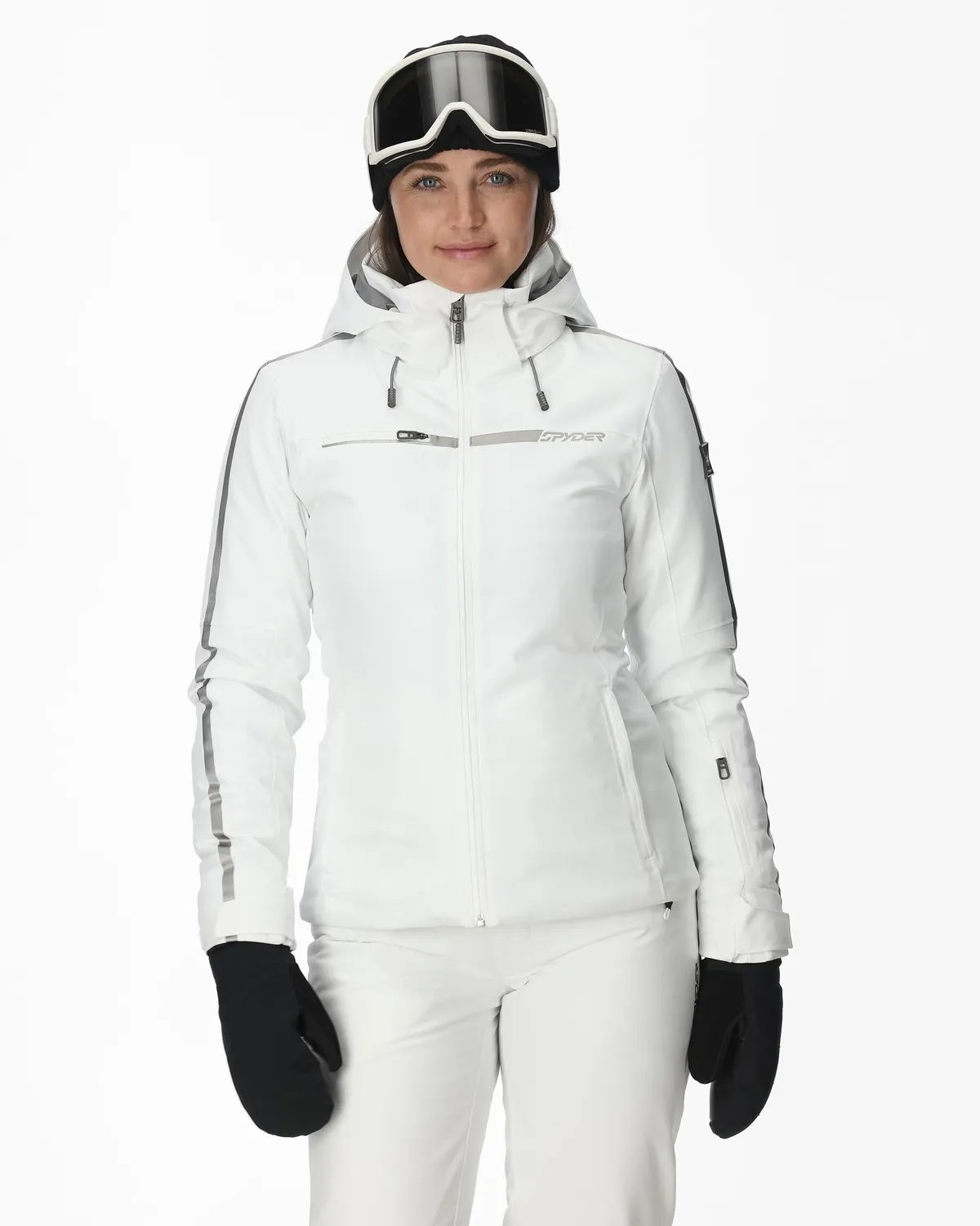 Spyder Titania skijakke dame hvit 30K