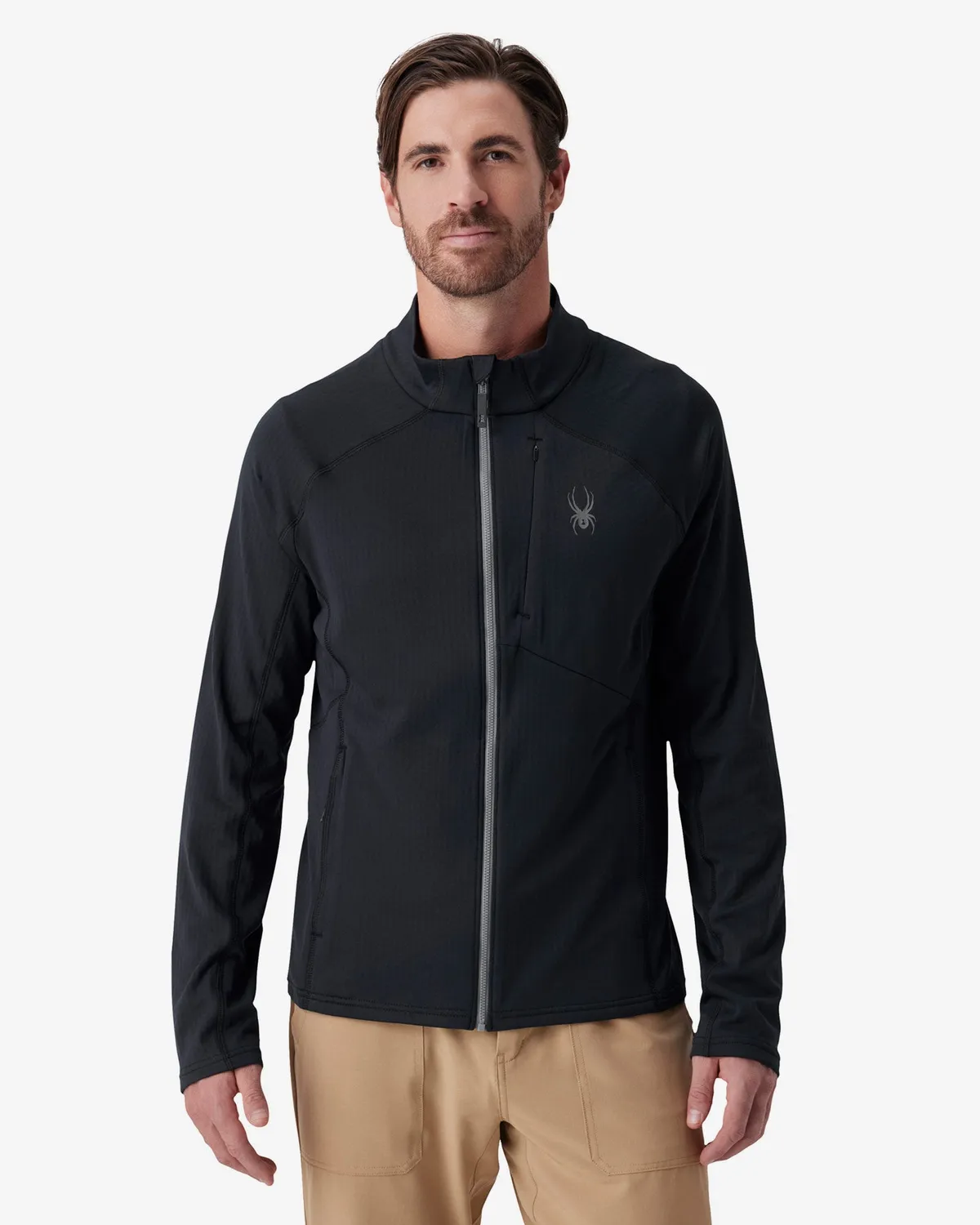 Spyder Gridweb Fleece Quarter Zip fleecegenser bold blue varm