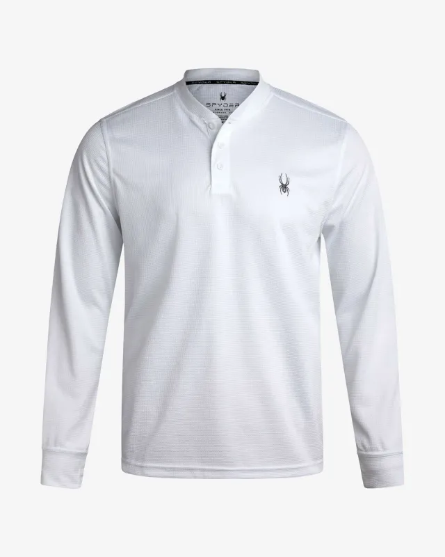 Spyder Thermal Henley langermet trøye herre hvit