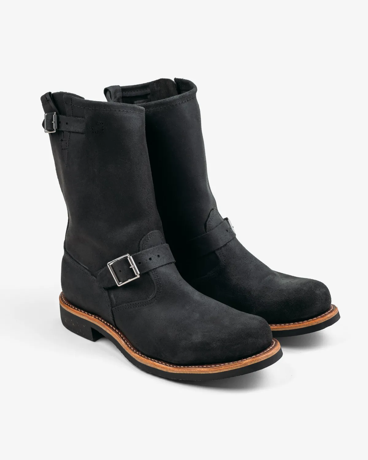 Schott NYC BT54 boots svart skinn