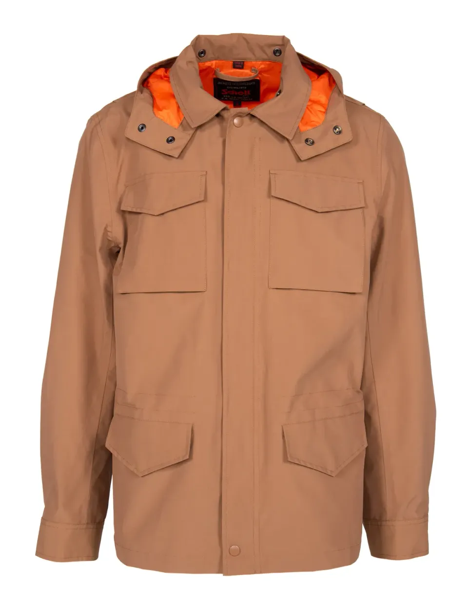 Schott NYC 8409 feltjakke svart vanntett