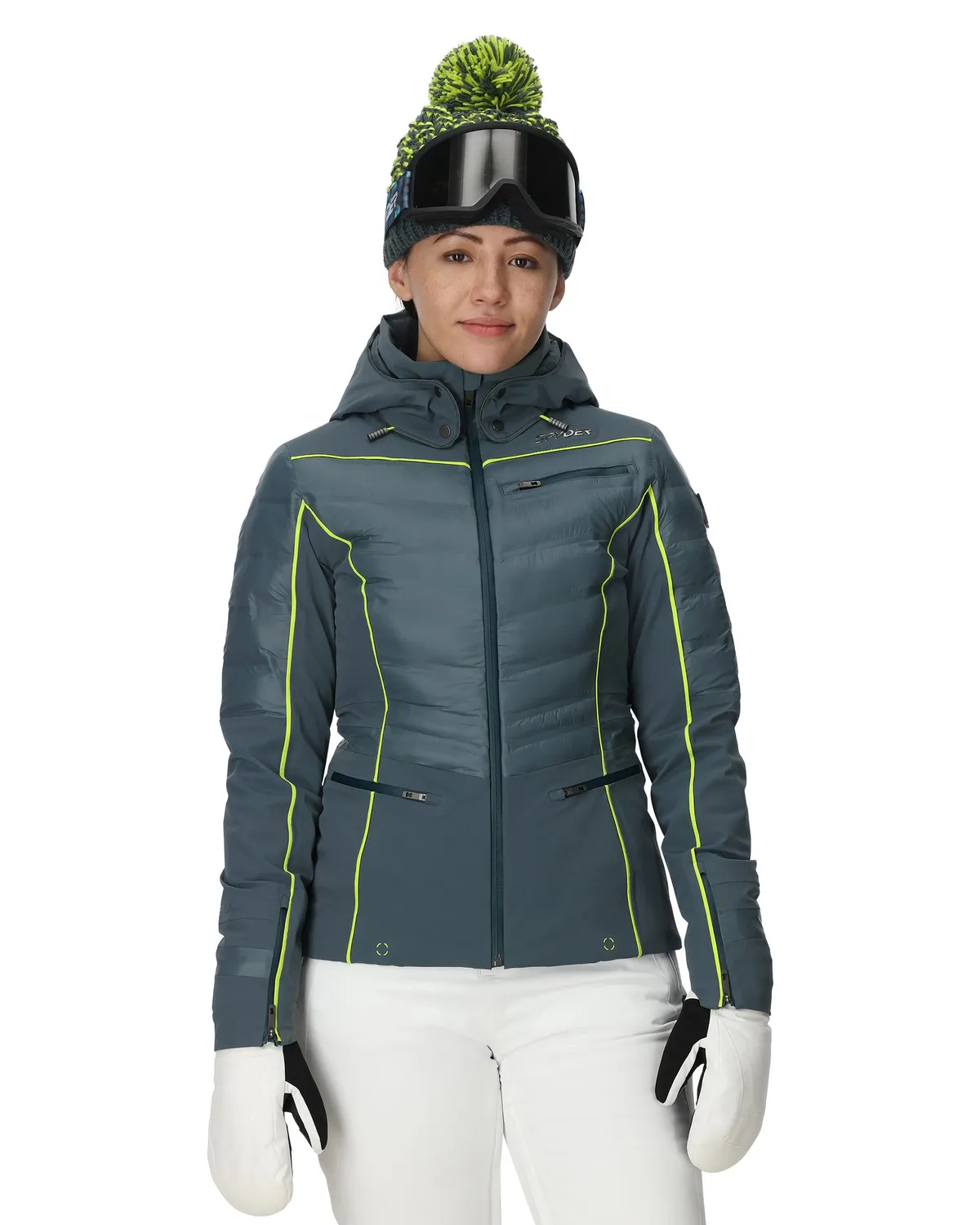 Spyder Granada skijakke dame slate blue 30K