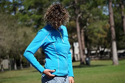 VoltHeat 5V varmegenser dame grå half-zip