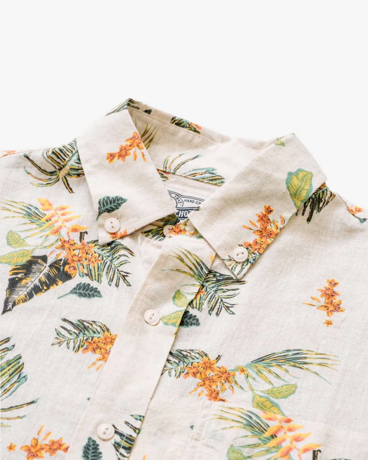 Schott NYC SH2520 skjorte off white linblanding