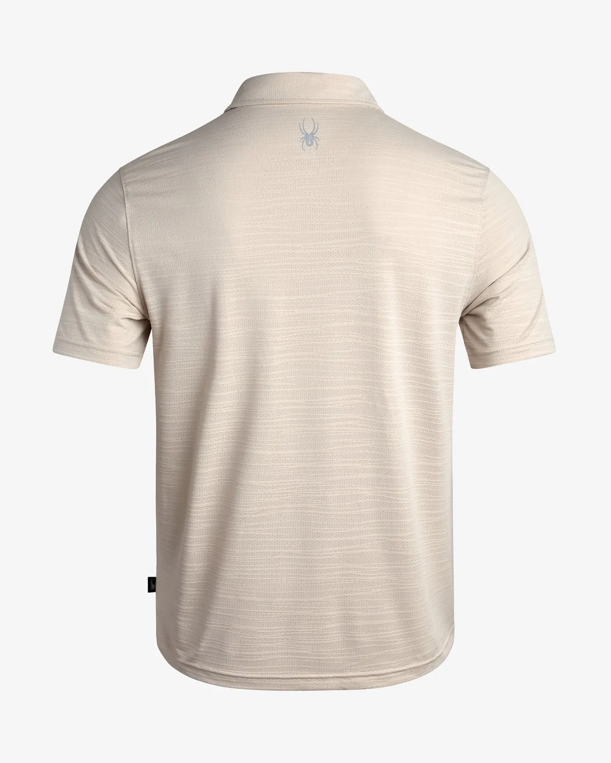 Spyder Jacquard polo beige herre kortermet