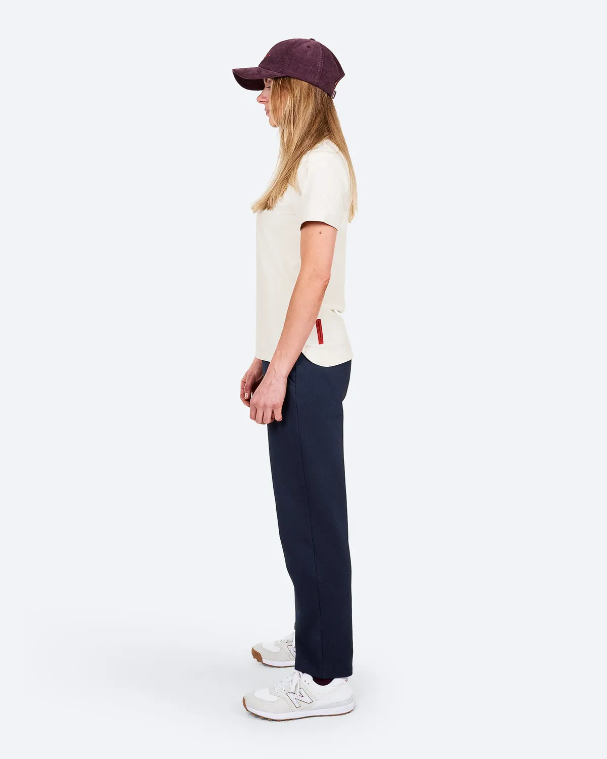 The Mountain Studio Q-13 W poloskjorte dame beige stretch