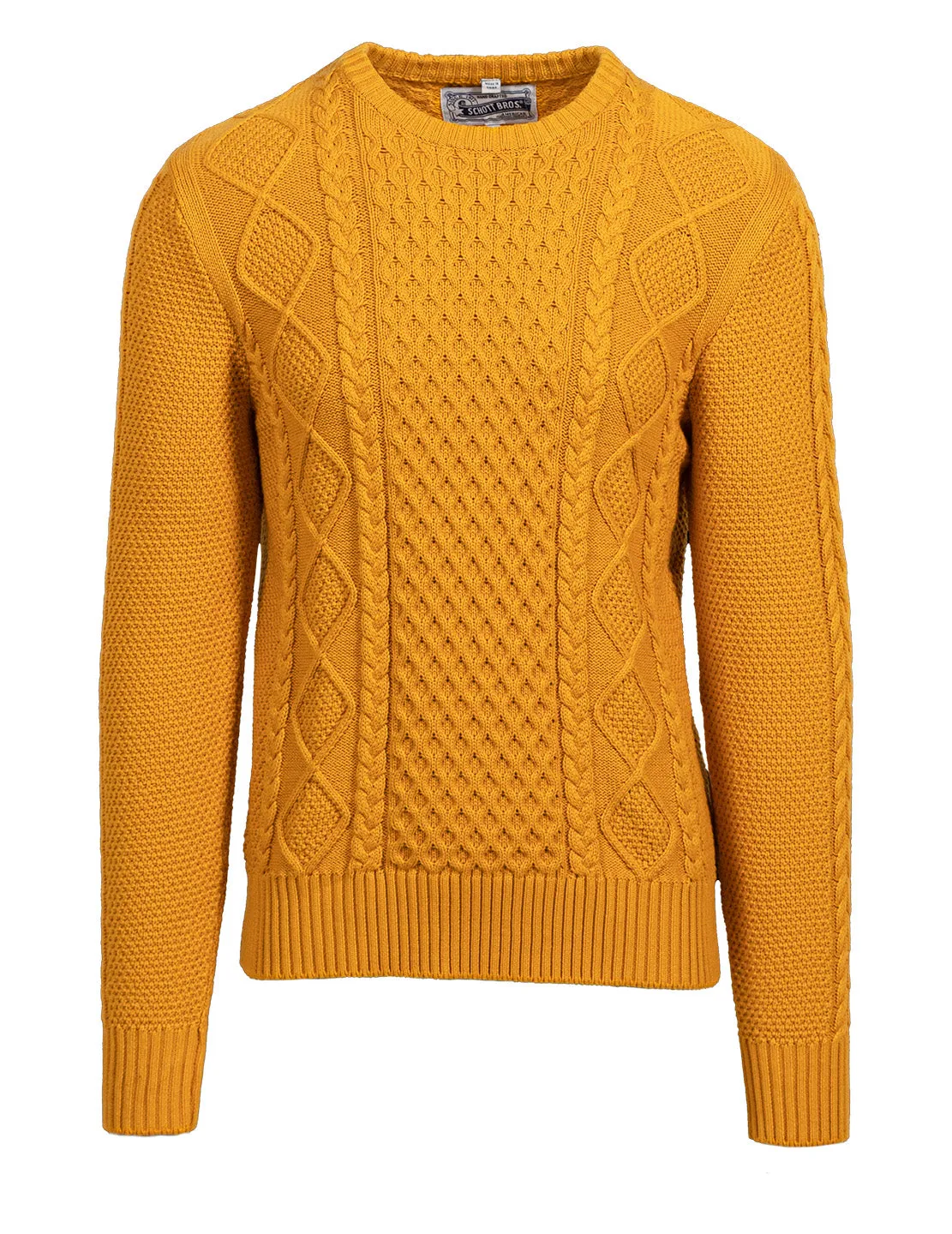 Schott NYC SW2305 genser Sunflower kabelstrikk