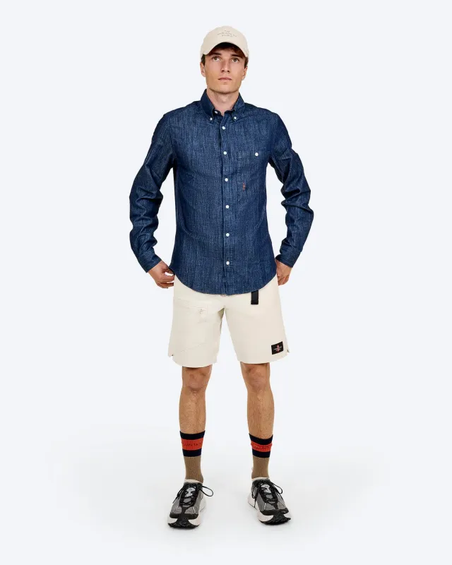 The Mountain Studio L-9 Field shorts stretch Almond Milk