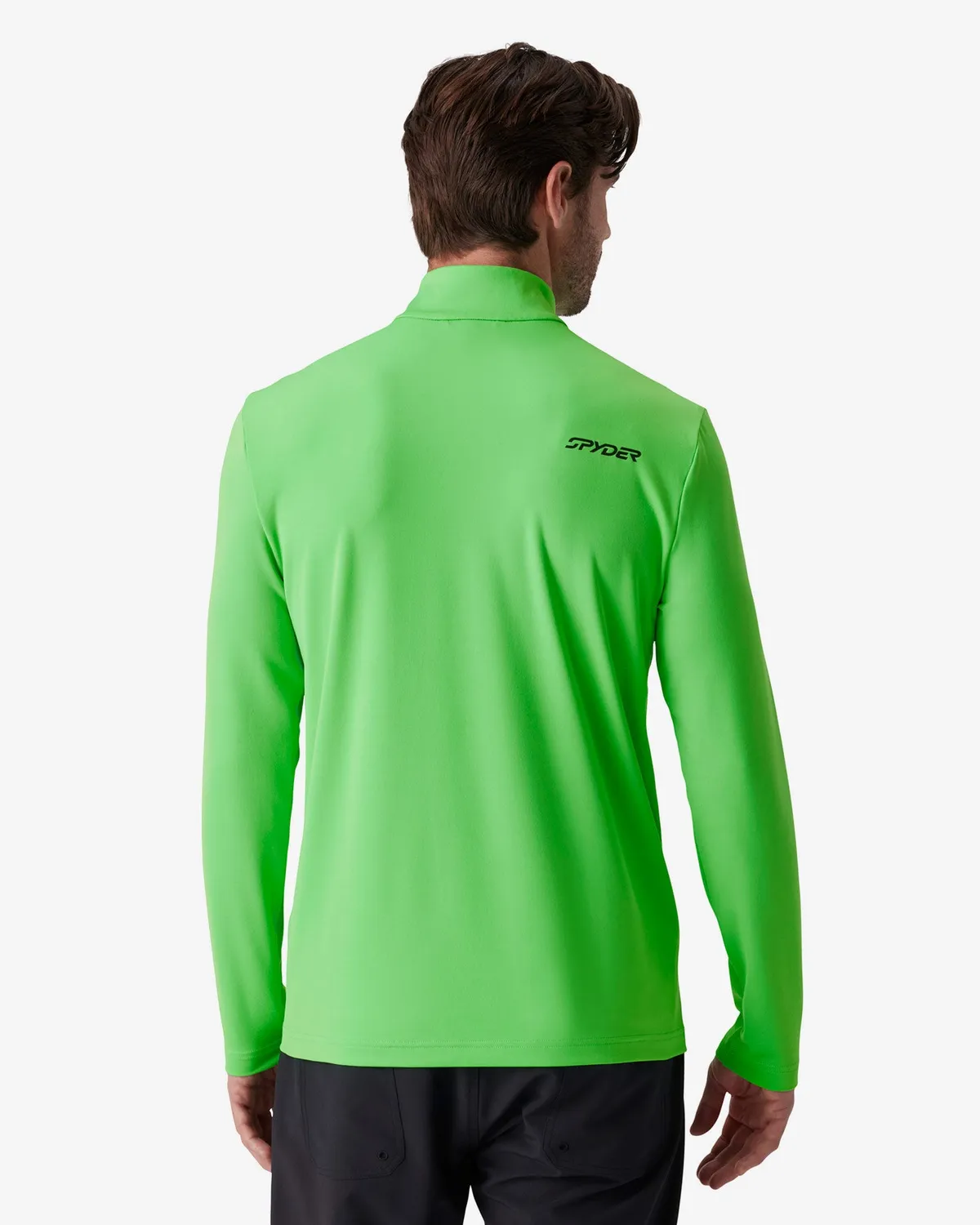 Spyder Prospect quarter zip genser strobe green tettsittende