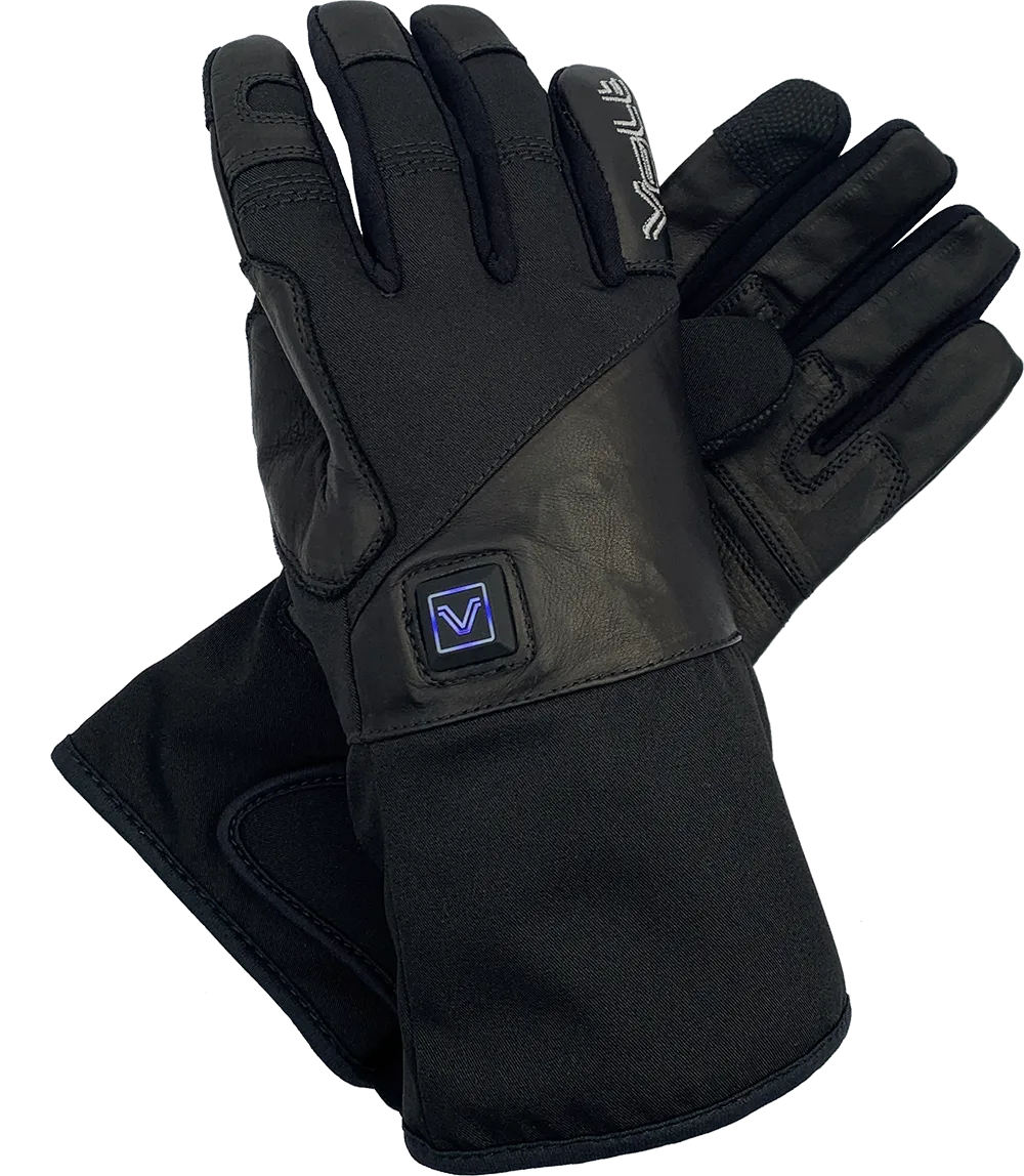 VoltHeat Tactical 8V skytehansker svart lær