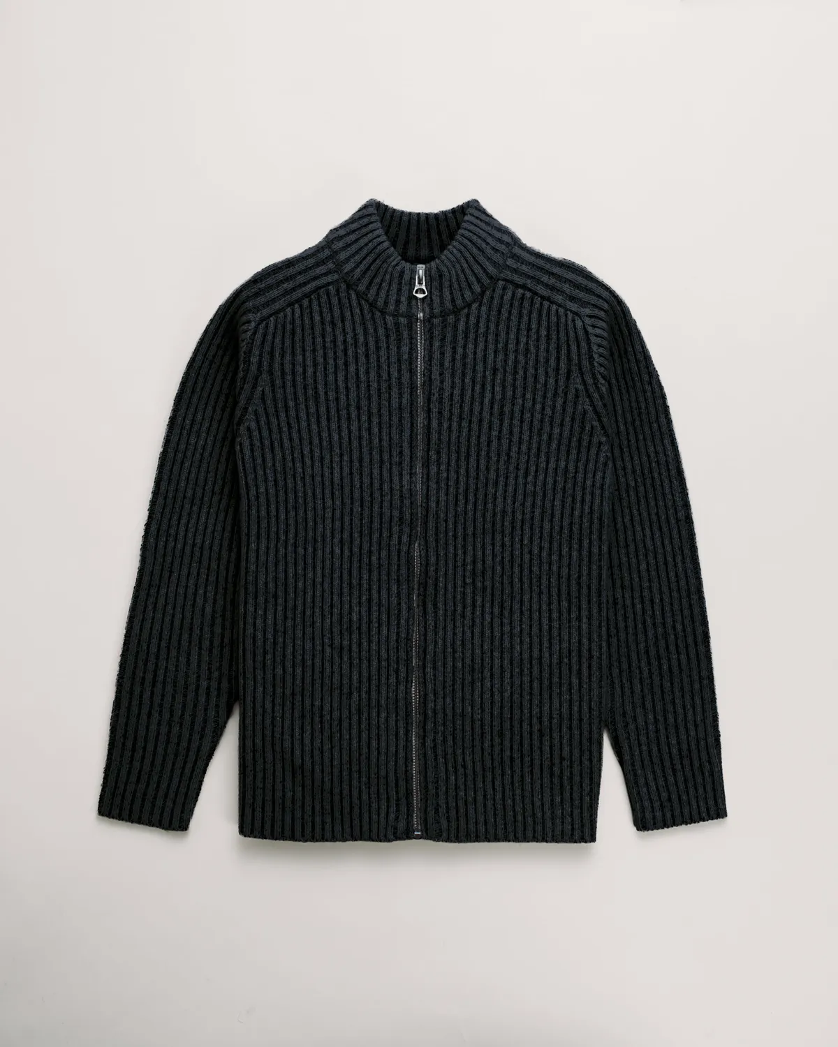 Schott NYC SW2619 zip-genser oatmeal ullblanding