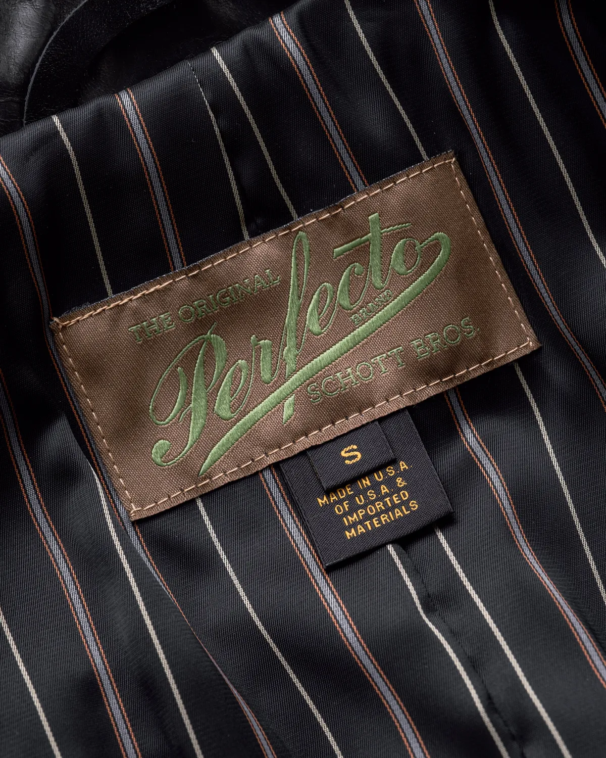 Schott NYC 544 skinnblazer svart myk