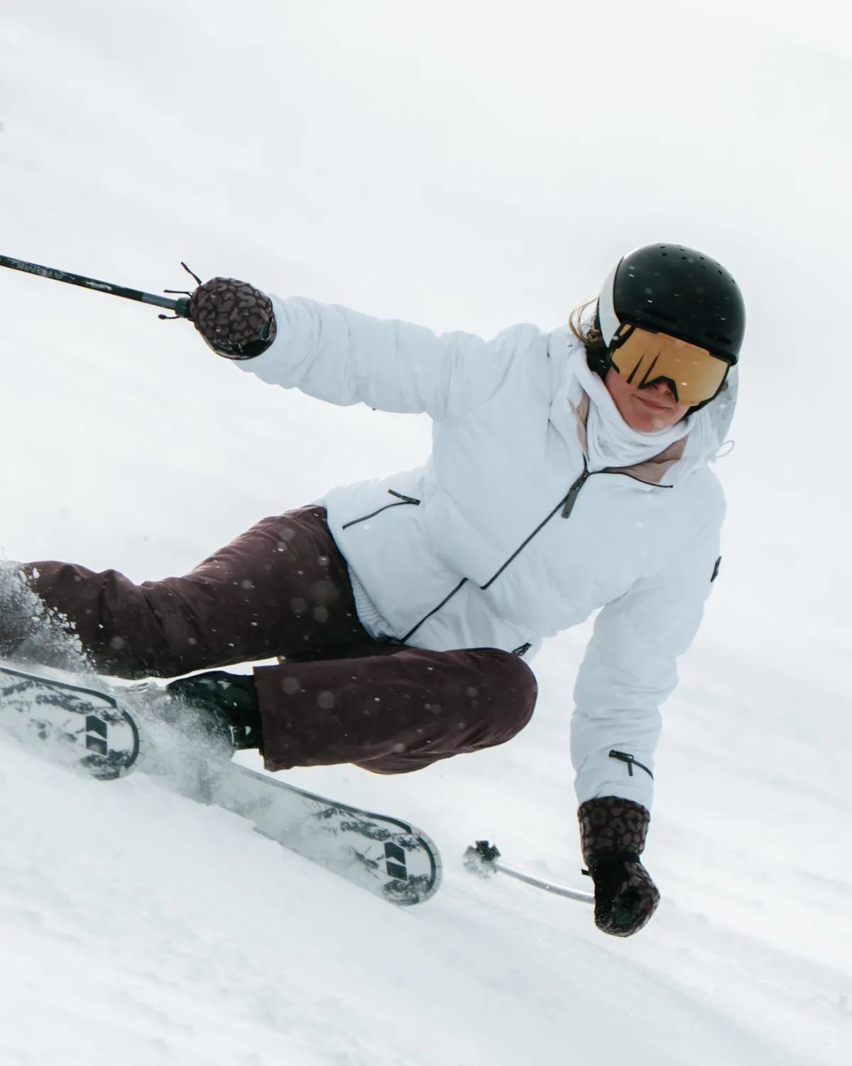 Spyder Haven dunjakke dame hvit syntetisk 20k