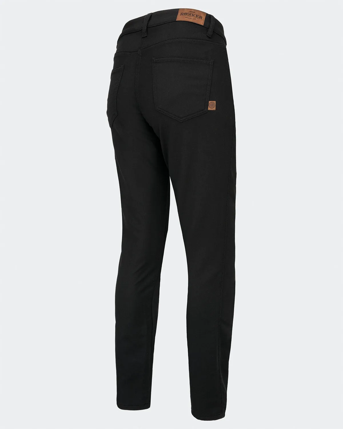 Rokker Sky MC-jeans dame svart AA slim-fit