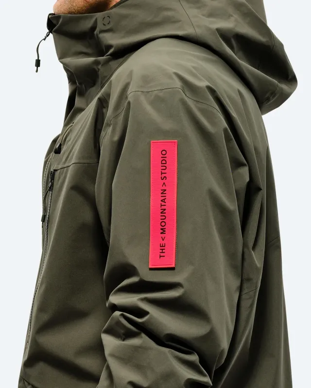 The Mountain Studio Z-2 EPE skalljakke Forest Green Gore-Tex