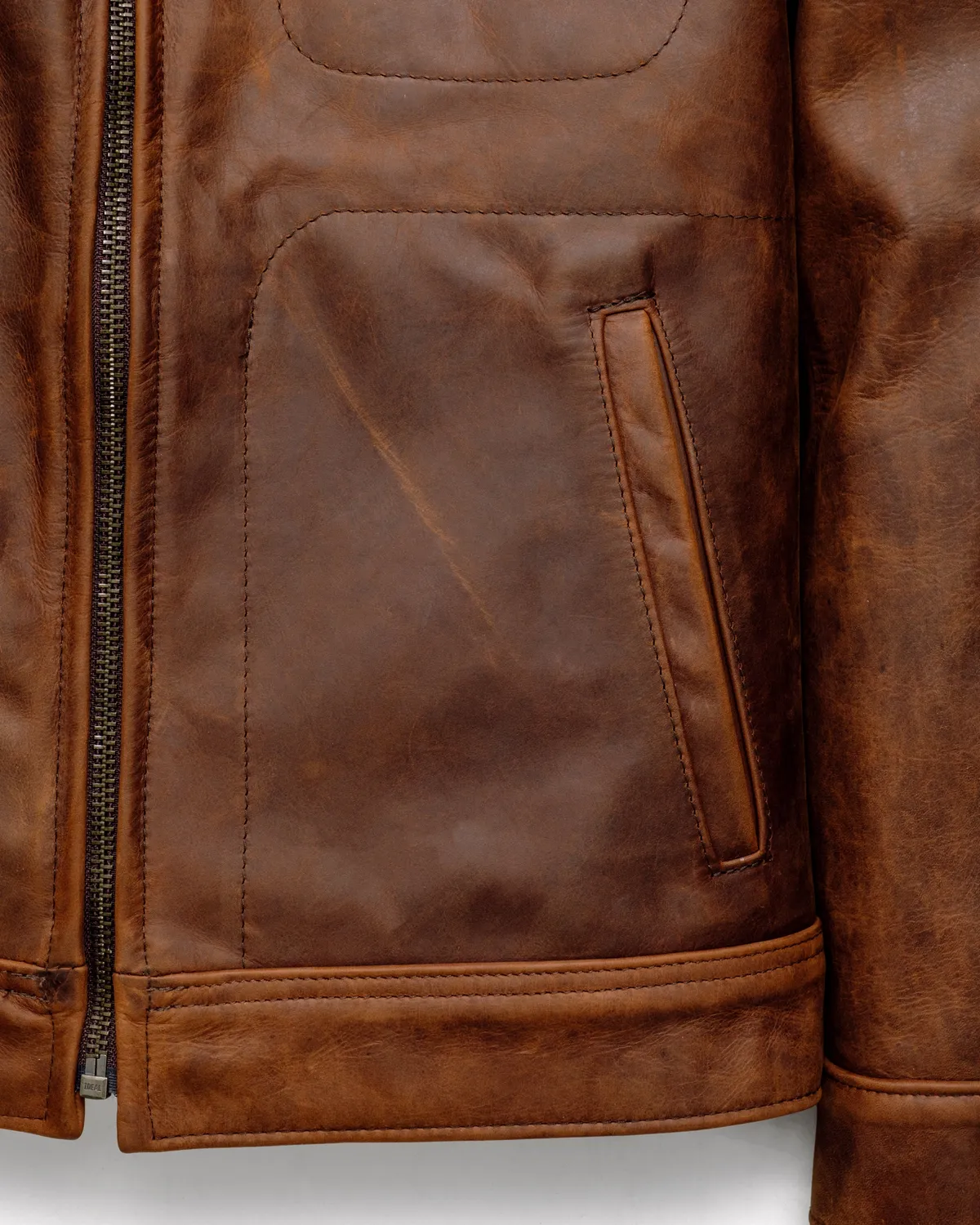 Schott NYC 582 skinnjakke ufôret whiskey