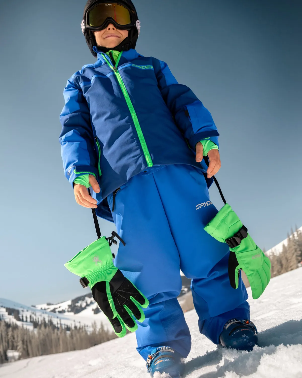 Spyder Propulsion gutte skibukse Indigo 10K