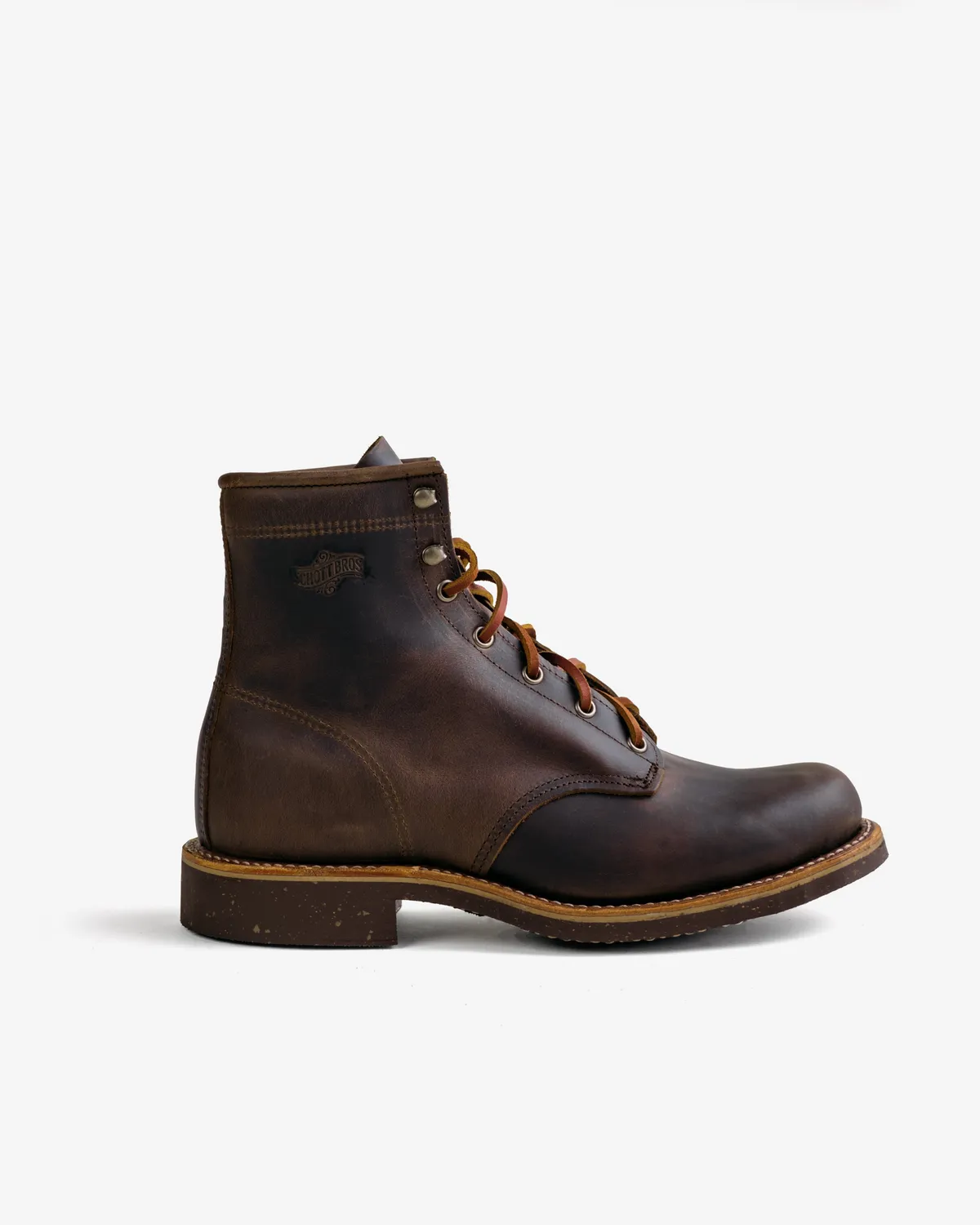 Schott NYC BT24 service boots svart 6" lær