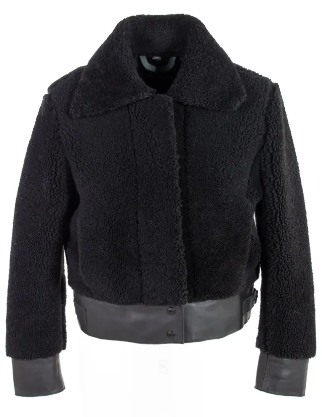Schott NYC 2125W bomberjakke ebony saueskinn