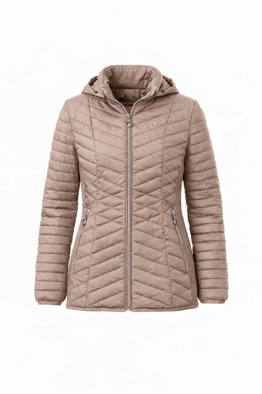 Danwear Katja hybridjakke dame Taube lett