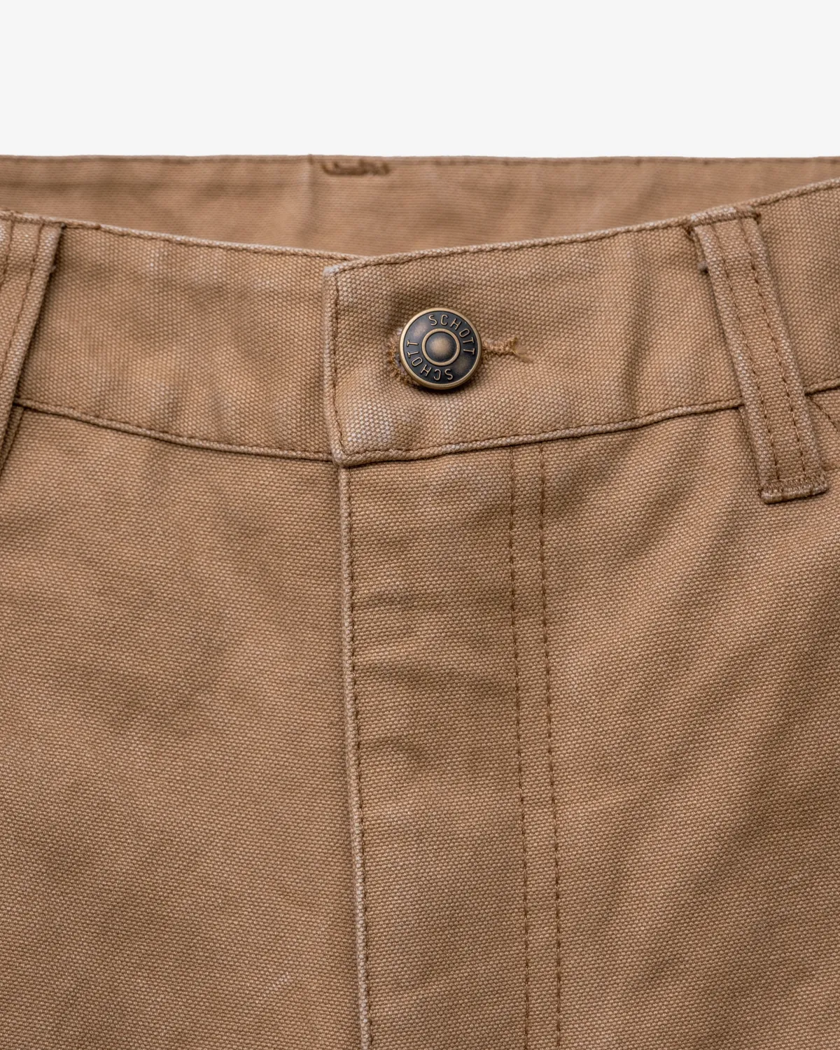 Schott NYC PT8606 bukse Khaki – canvas snekkerbukse
