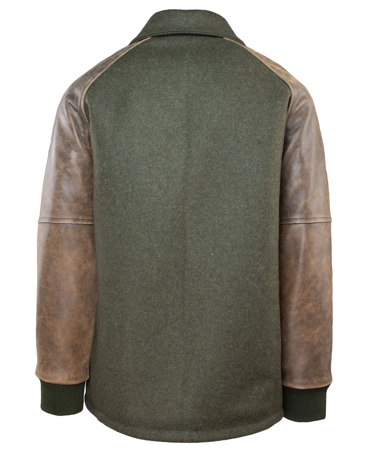 Schott NYC 7426 coachjakke oliven ull