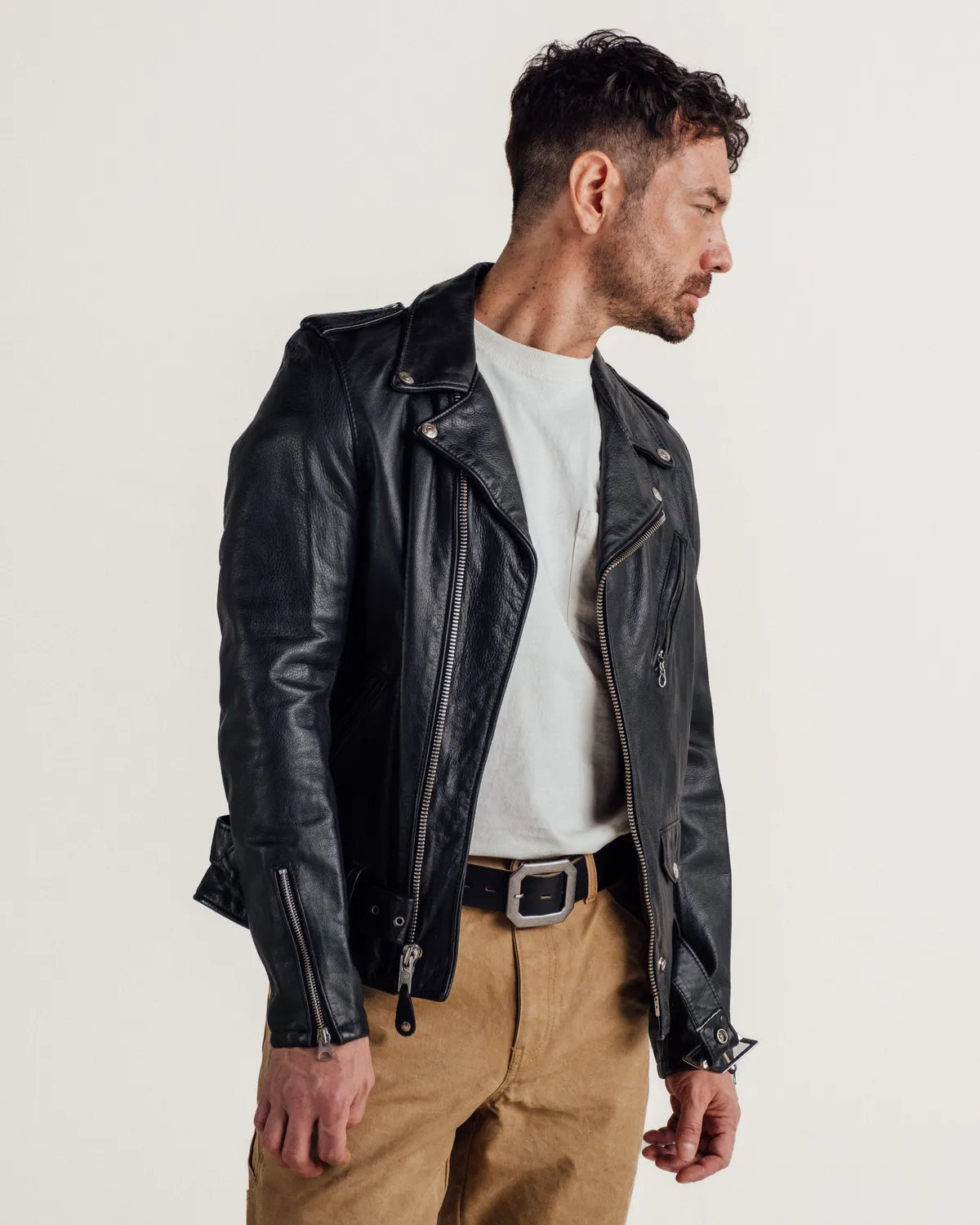 Schott NYC 626VN Perfecto skinnjakke svart motorsykkel