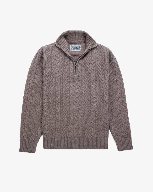Schott NYC SW2620 genser Navy – ullmiks med glidelås