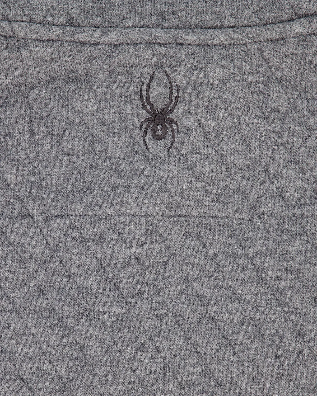 Spyder Diamond Quilt genser herre grå quarter zip