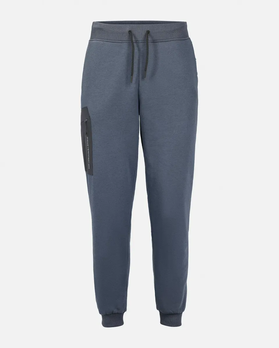 The Mountain Studio J-4 Organic joggebukse Ombre Blue børstet