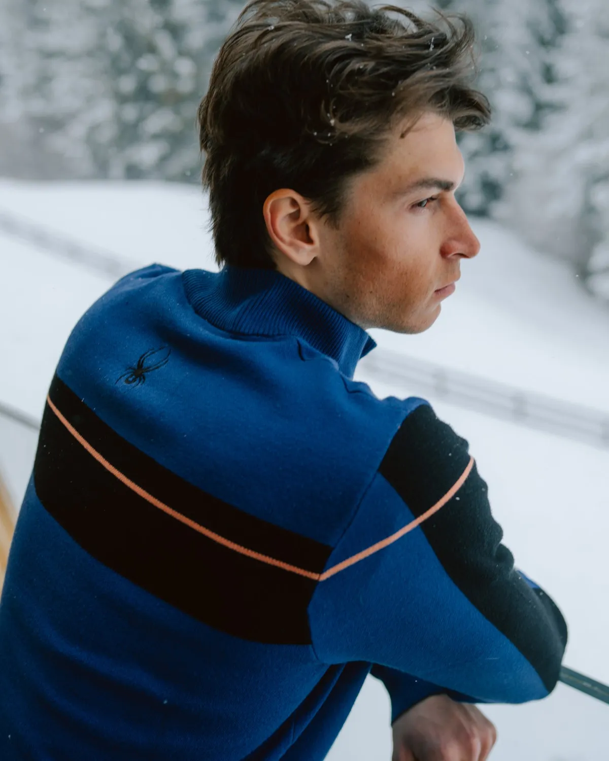 Spyder Garmisch Sweater genser indigo glidelås