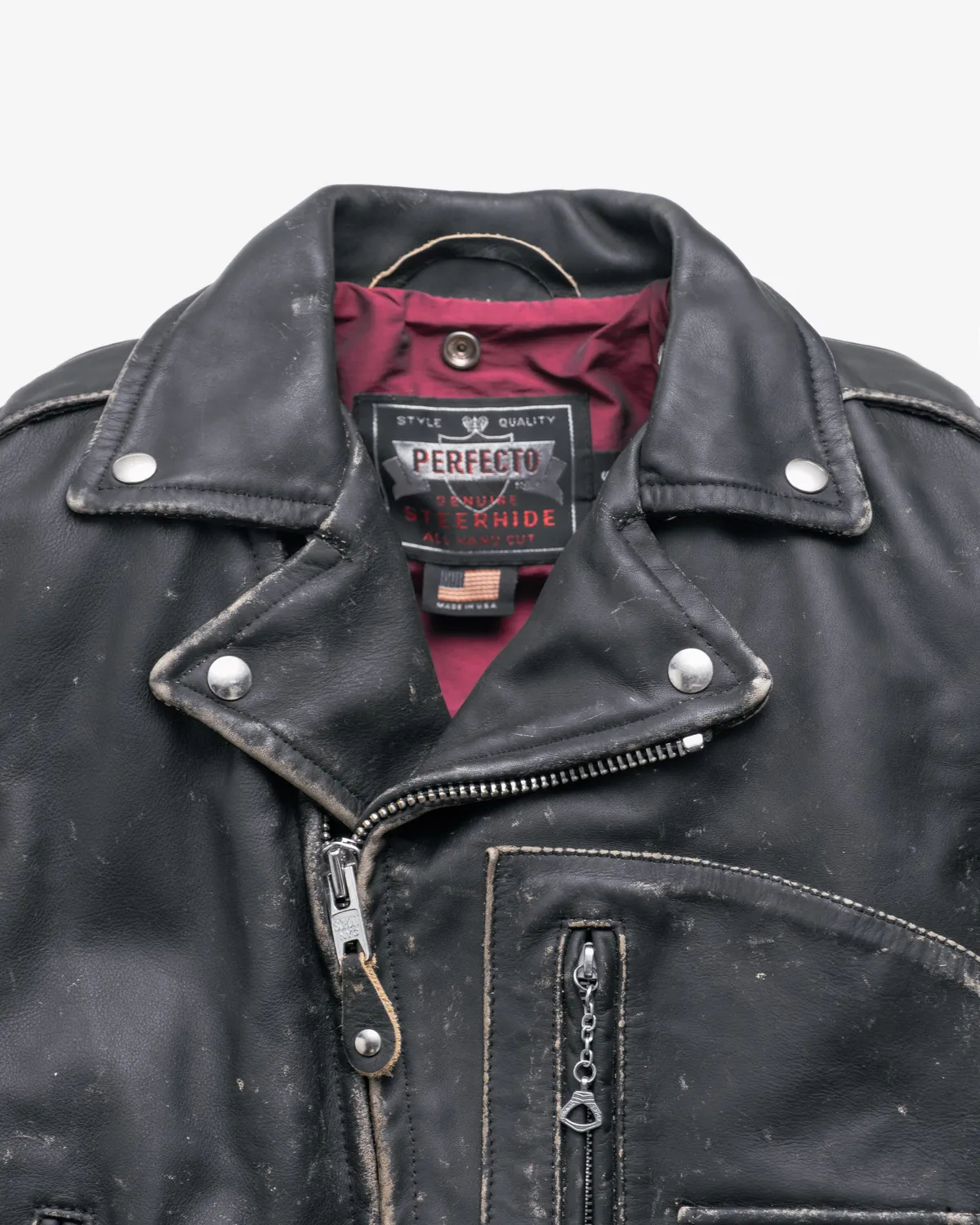 Schott NYC 568VN skinnjakke svart Perfecto