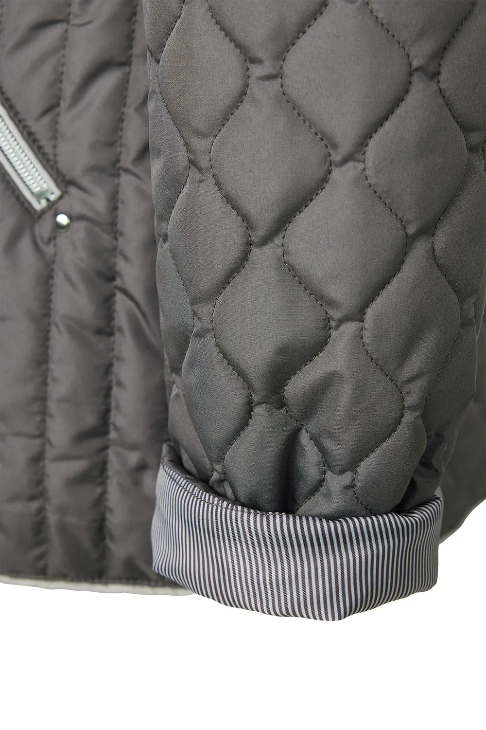 Danwear Windfield Belis overgangsjakke taupe quiltet
