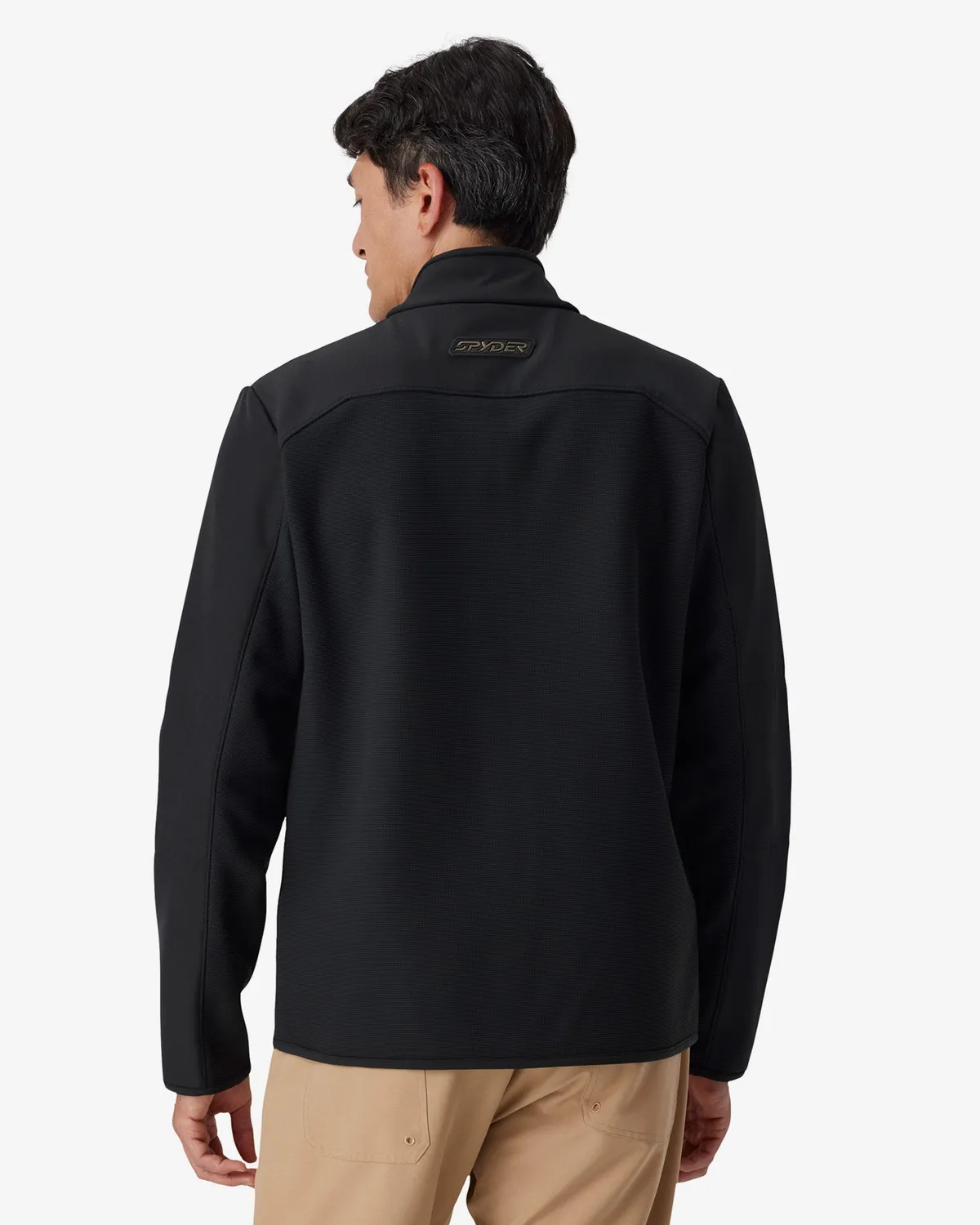 Spyder Web Shellfleece jakke herre svart vanntett
