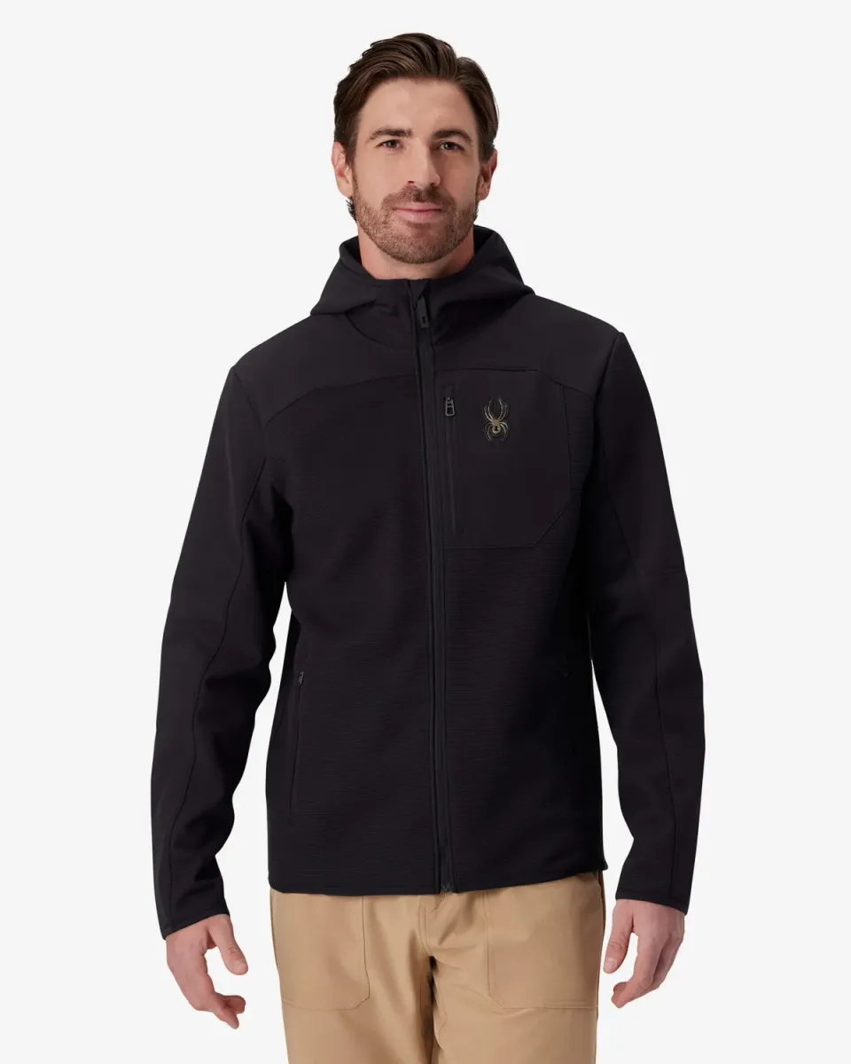 Spyder Web Shellfleece 38A483673 hettejakke svart 20K