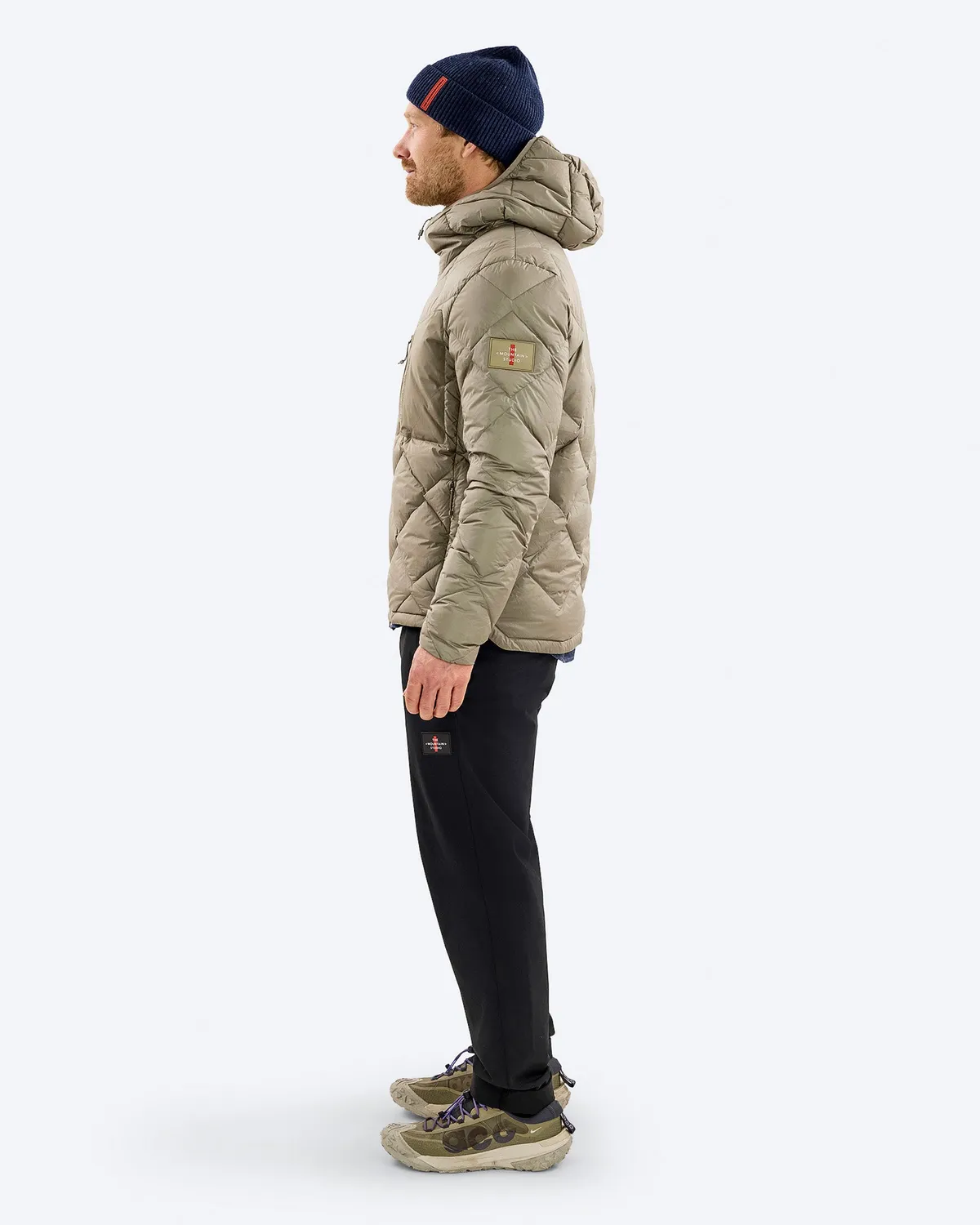The Mountain Studio D-7 UL dunjakke Brindle med hette