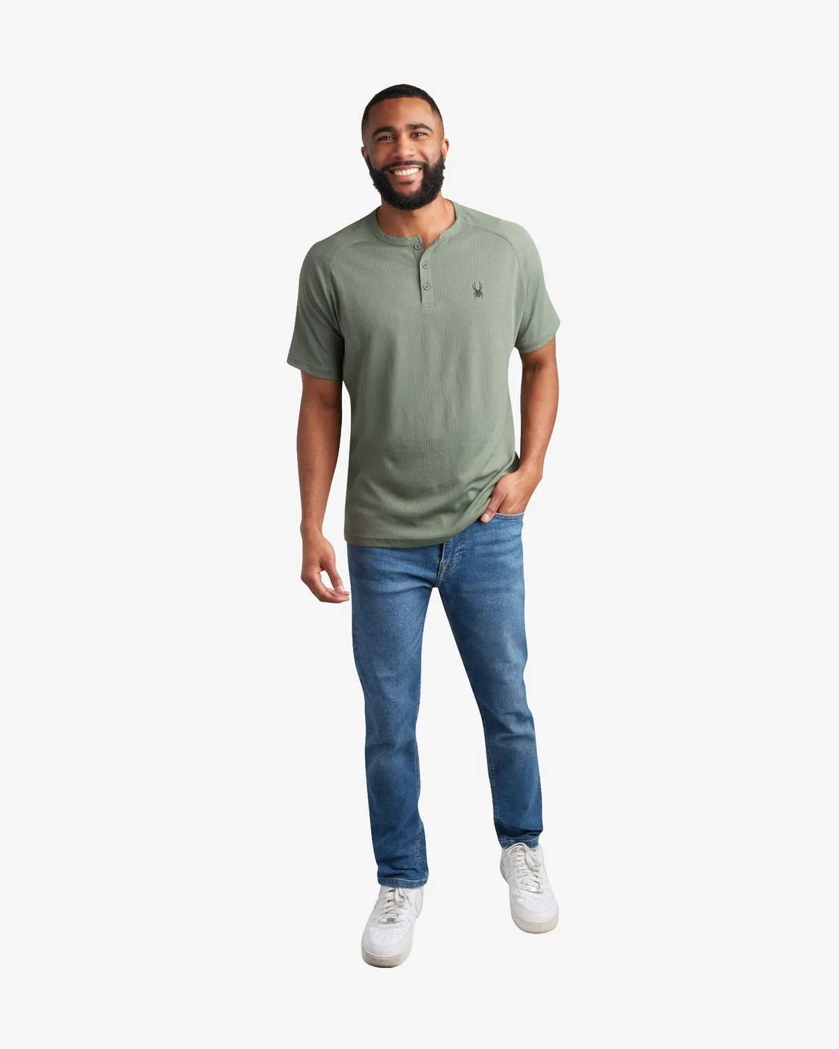 Spyder Thermal Henley henley langermet termal