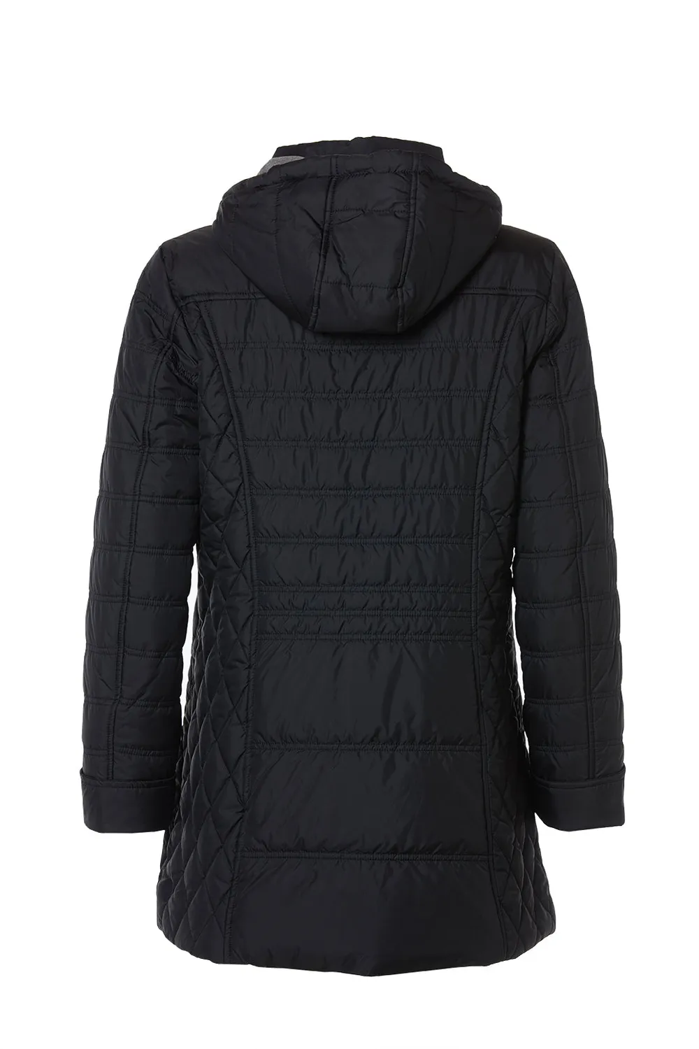 Danwear Windfield Carly vinterjakke black quiltet