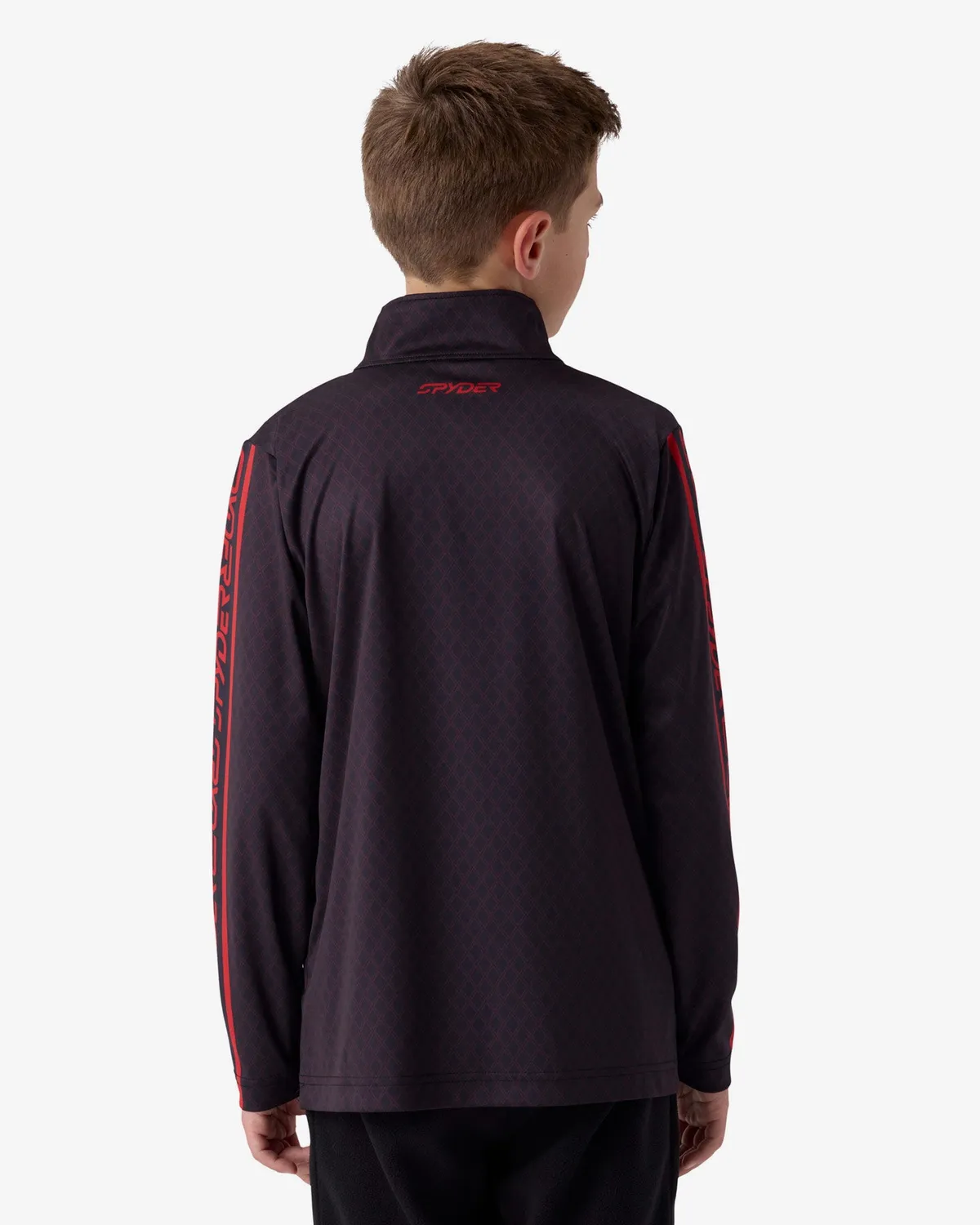 Spyder Jacobs quarter zip genser gutt Spyder Red