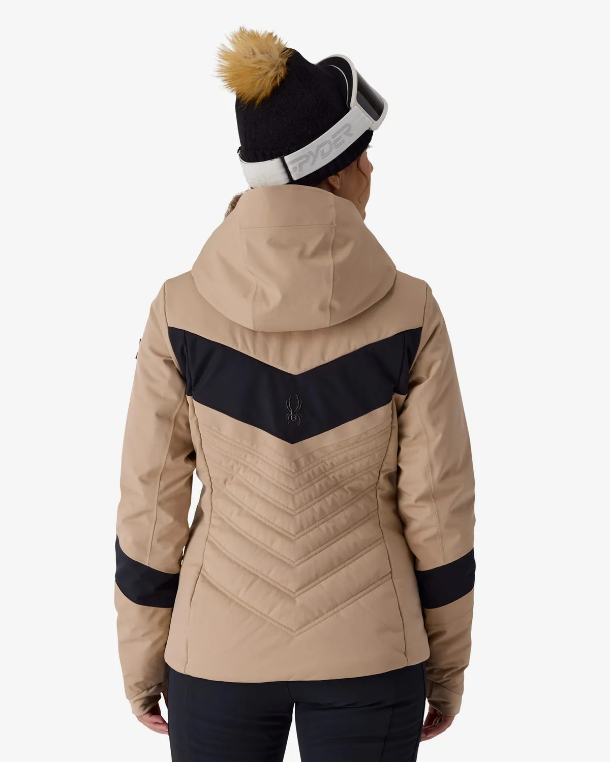 Spyder Primrose skijakke dame Tan vanntett 30K