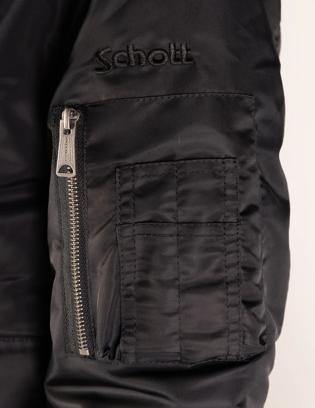 Schott NYC 9435W flyjakke dame svart nylon