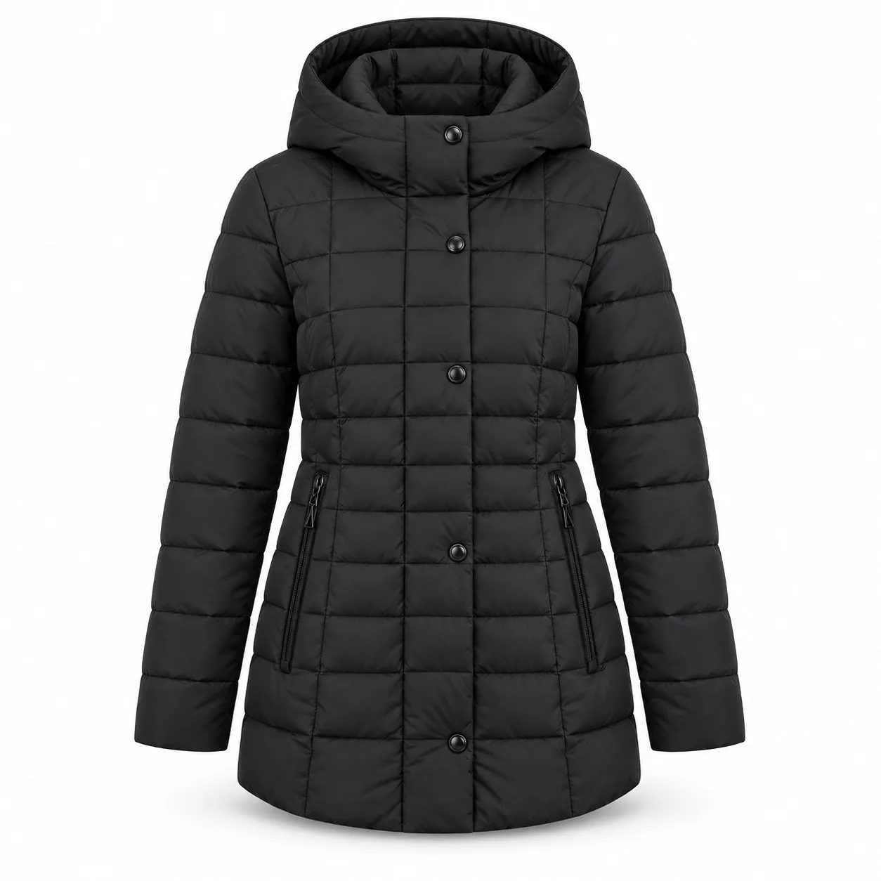Danwear Windfield Kia vinterjakke Black svart
