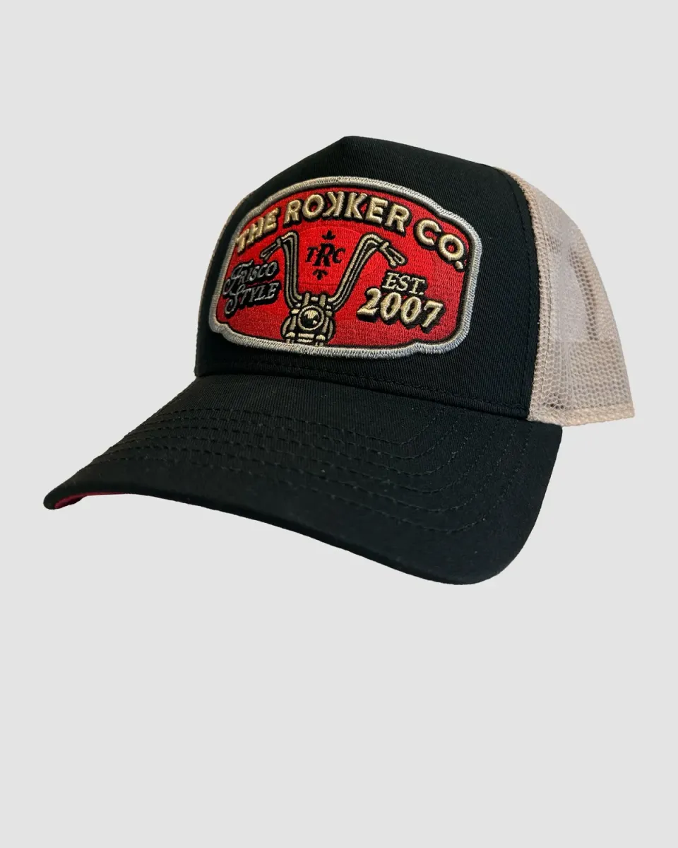 Rokker Ape Trukker caps svart justerbar trucker