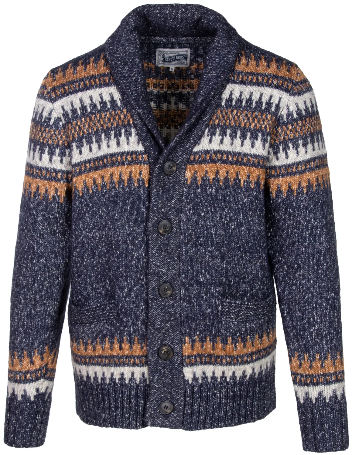 Schott NYC SW2137 cardigan limestone yakblend