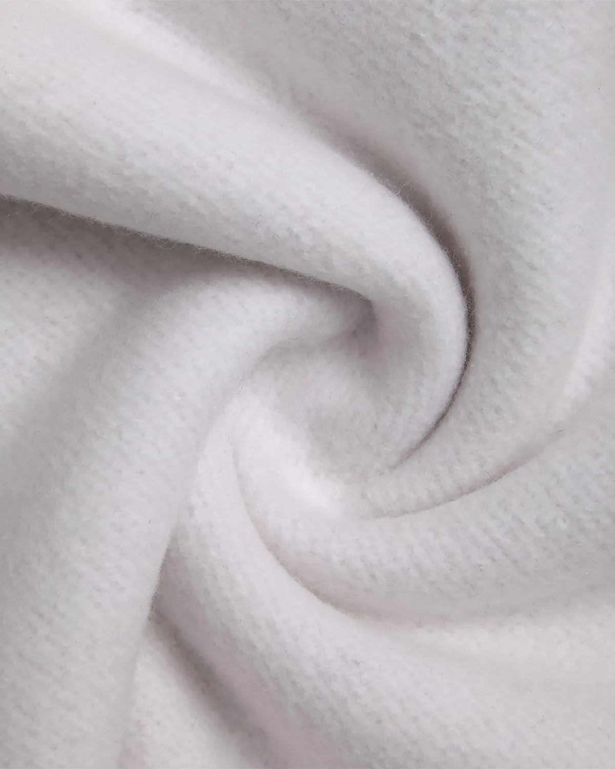 Spyder Fleece Crew genser White bomullsfleece