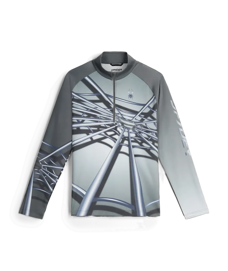 Spyder Legacy half-zip genser svart for motorsykkel
