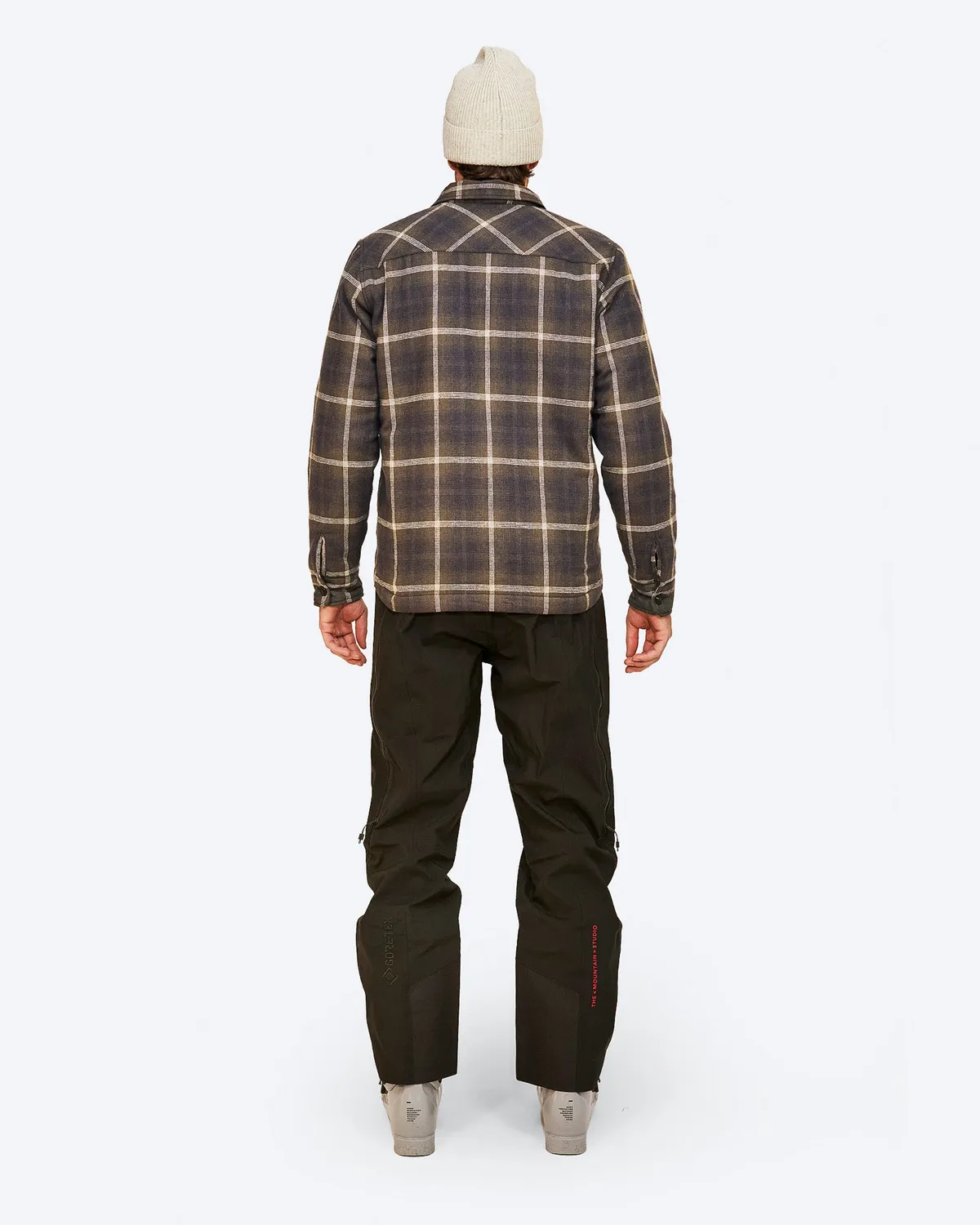 The Mountain Studio G-3 overskjorte flanell Peat